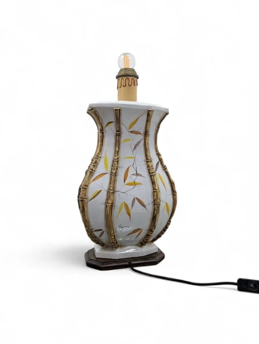 Clearance Pamono Vintage Ceramic Lamp by Gherzo, 1970s