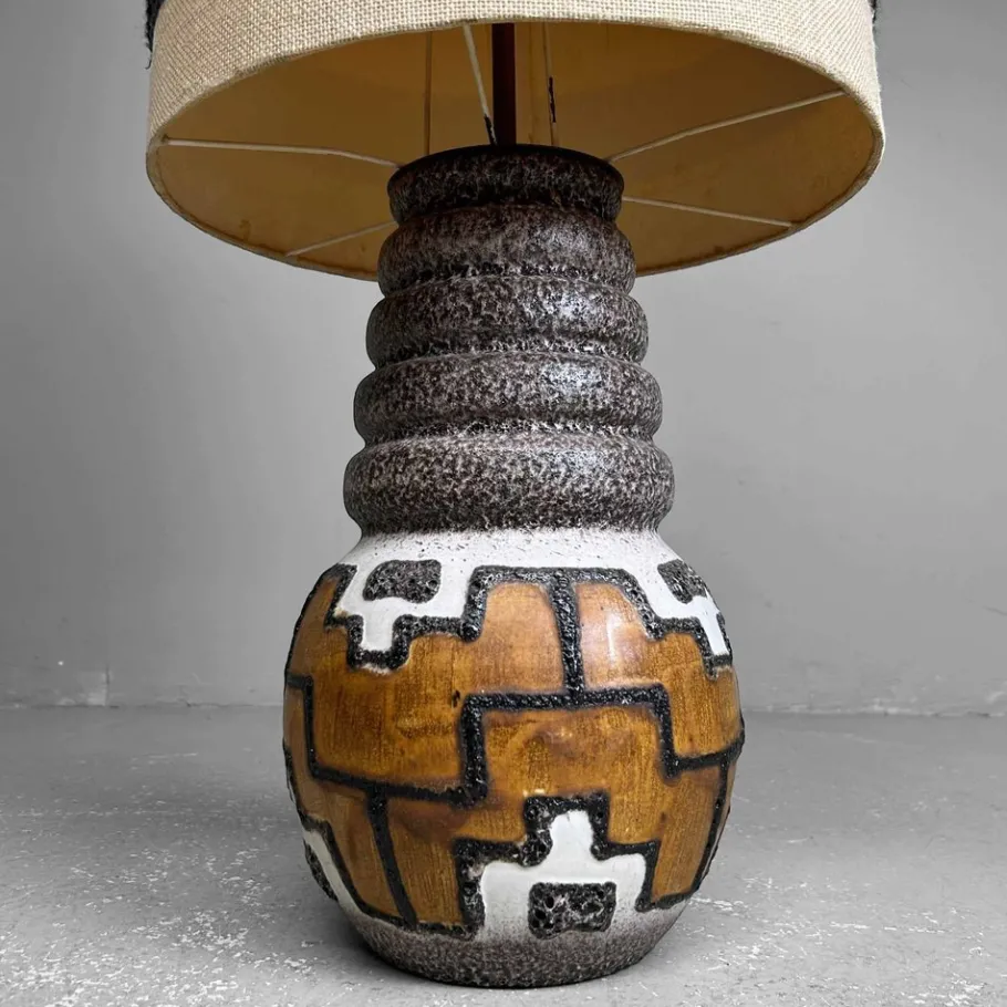 Outlet Pamono Vintage Ceramic Mood Floor Lamp, West Germany, 1970s