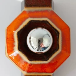 Hot Pamono Vintage Ceramic Sconces attributed to Pan Hustadt Leuchten, 1970s, Set of 4