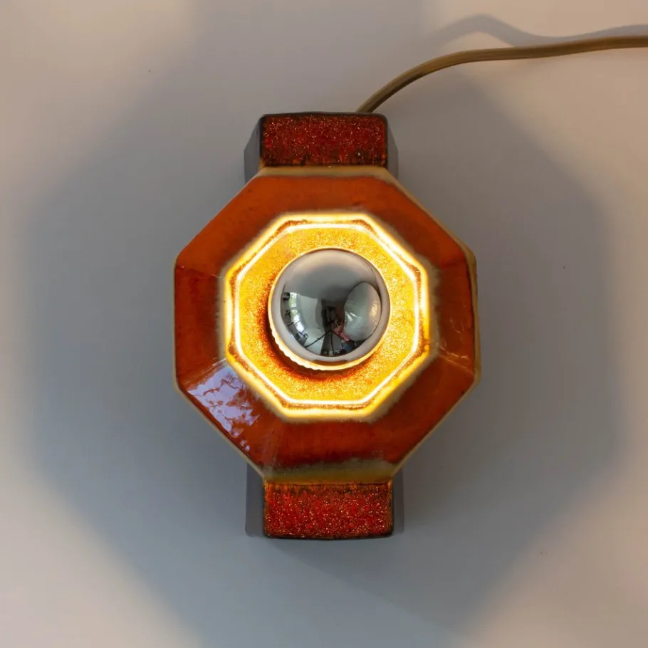 Hot Pamono Vintage Ceramic Sconces attributed to Pan Hustadt Leuchten, 1970s, Set of 4