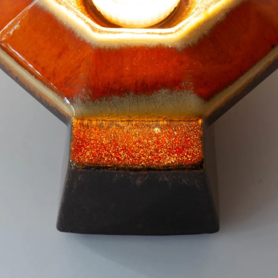 Hot Pamono Vintage Ceramic Sconces attributed to Pan Hustadt Leuchten, 1970s, Set of 4