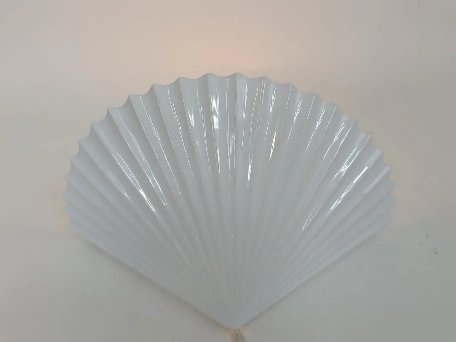 Hot Pamono Vintage Ceramic Shell Wall Lamp, 1970s