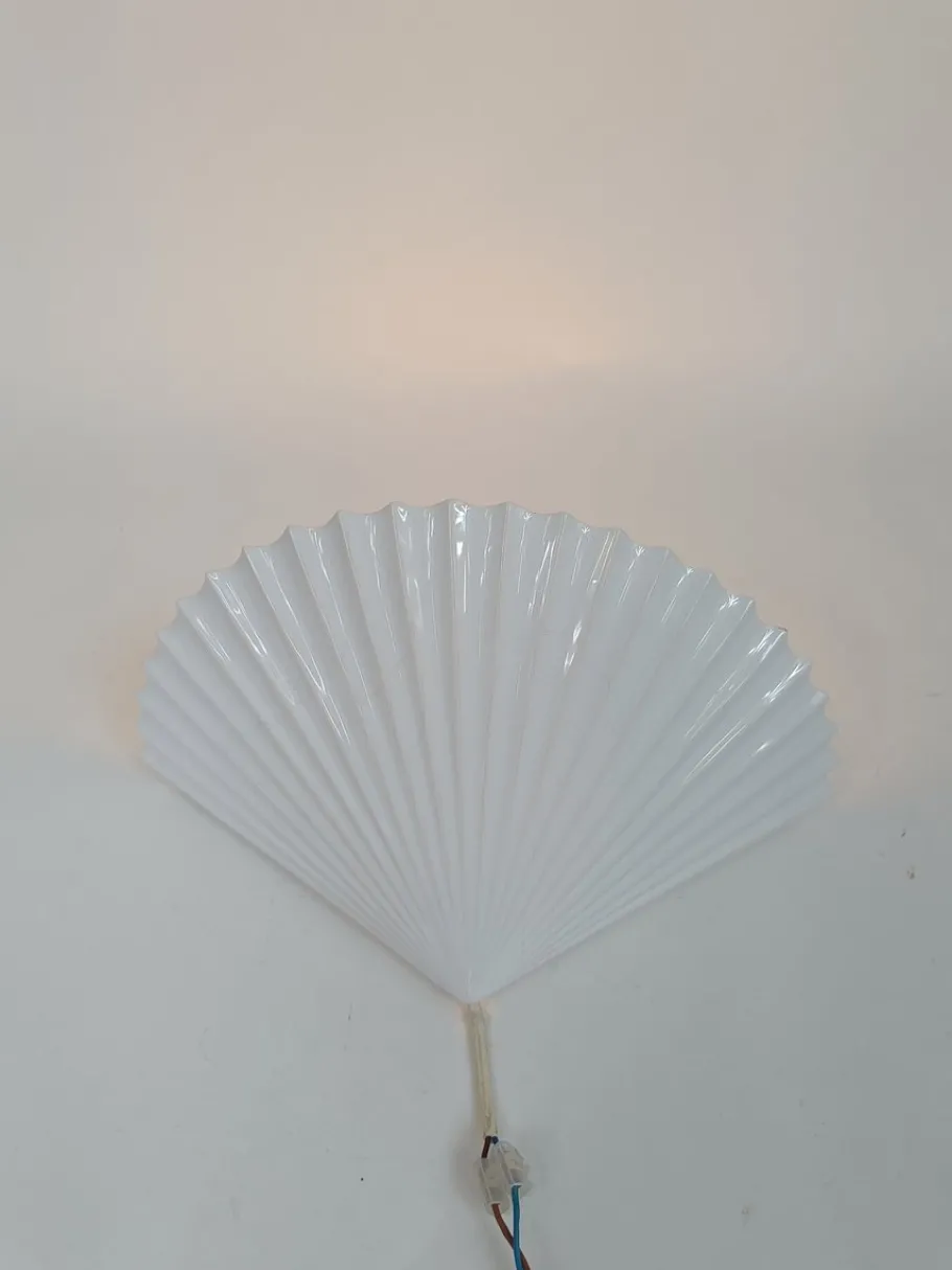 Hot Pamono Vintage Ceramic Shell Wall Lamp, 1970s