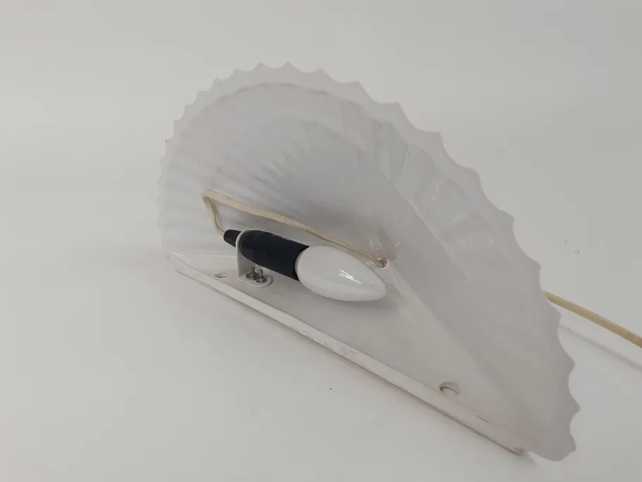 Hot Pamono Vintage Ceramic Shell Wall Lamp, 1970s