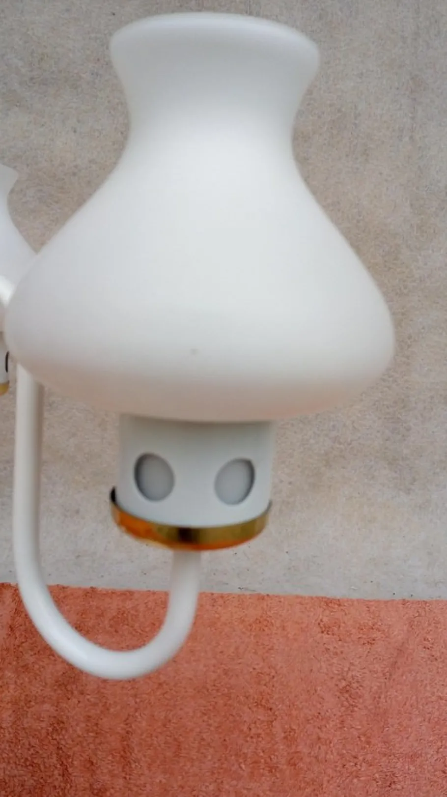 New Pamono Vintage Chandelier & Table Lamp, 1970s, Set of 2