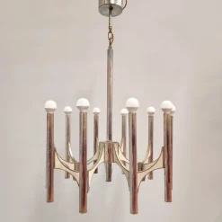 Best Pamono Vintage Chandelier by Gaetano Sciolari for Sciolari, 1970s