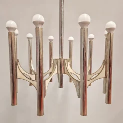 Best Pamono Vintage Chandelier by Gaetano Sciolari for Sciolari, 1970s