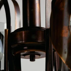 Sale Pamono Vintage Chandelier in Brass and Glass