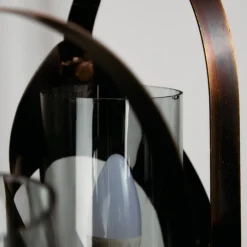 Sale Pamono Vintage Chandelier in Brass and Glass