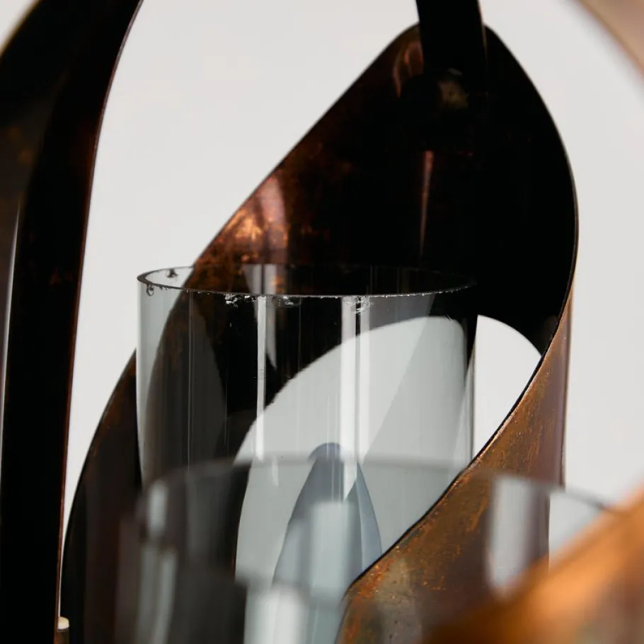 Sale Pamono Vintage Chandelier in Brass and Glass