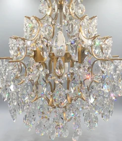 Hot Pamono Vintage Chandelier in Lead Crystal, Italy, 1960s