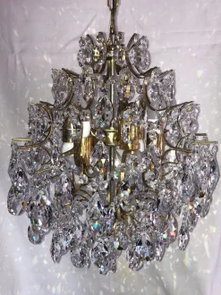 Hot Pamono Vintage Chandelier in Lead Crystal, Italy, 1960s