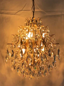 Hot Pamono Vintage Chandelier in Lead Crystal, Italy, 1960s
