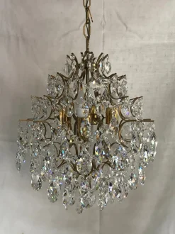 Hot Pamono Vintage Chandelier in Lead Crystal, Italy, 1960s