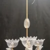 Sale Pamono Vintage Chandelier in Murano Glass, 1940s