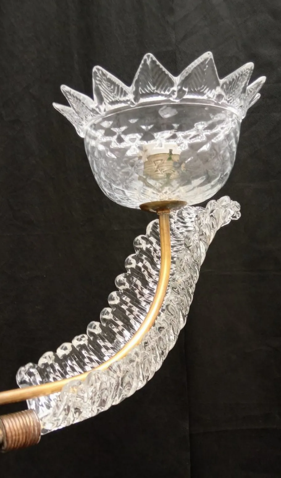 Sale Pamono Vintage Chandelier in Murano Glass, 1940s