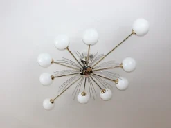 Discount Pamono Vintage Chandelier in the style of Stilnovo, 1970s