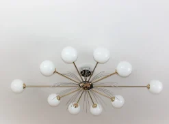 Discount Pamono Vintage Chandelier in the style of Stilnovo, 1970s