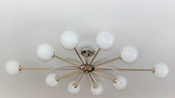 Discount Pamono Vintage Chandelier in the style of Stilnovo, 1970s