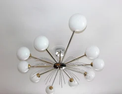 Discount Pamono Vintage Chandelier in the style of Stilnovo, 1970s