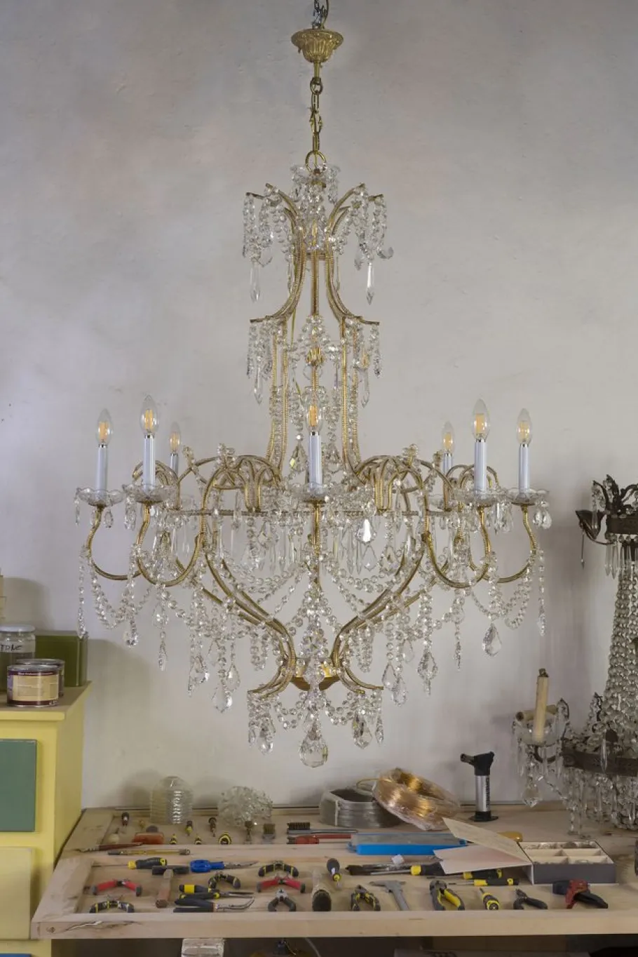 Hot Pamono Vintage Chandelier, 1980s