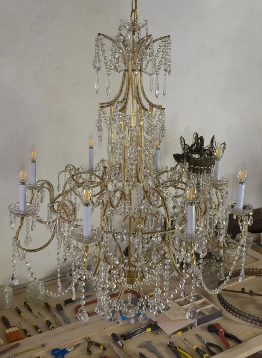Hot Pamono Vintage Chandelier, 1980s