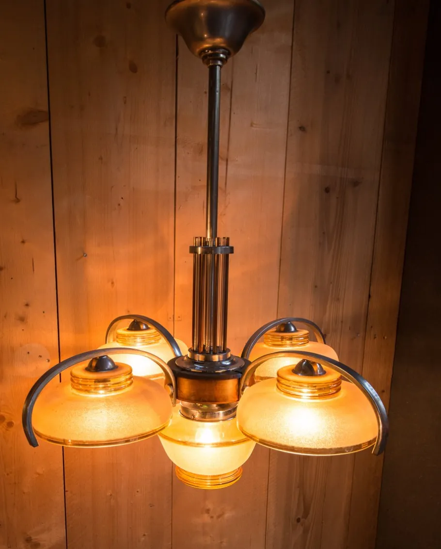 Hot Pamono Vintage Chandelier, 1940s