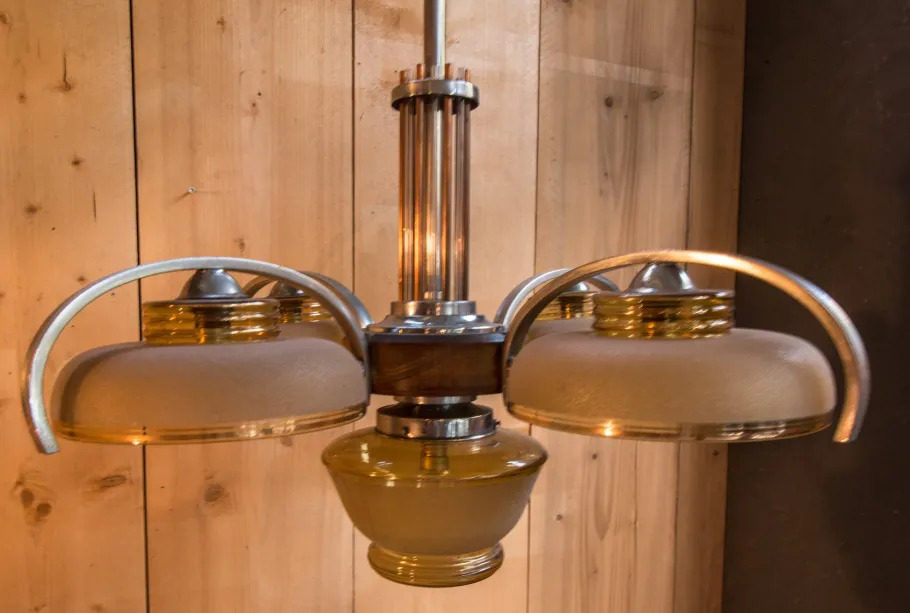 Hot Pamono Vintage Chandelier, 1940s