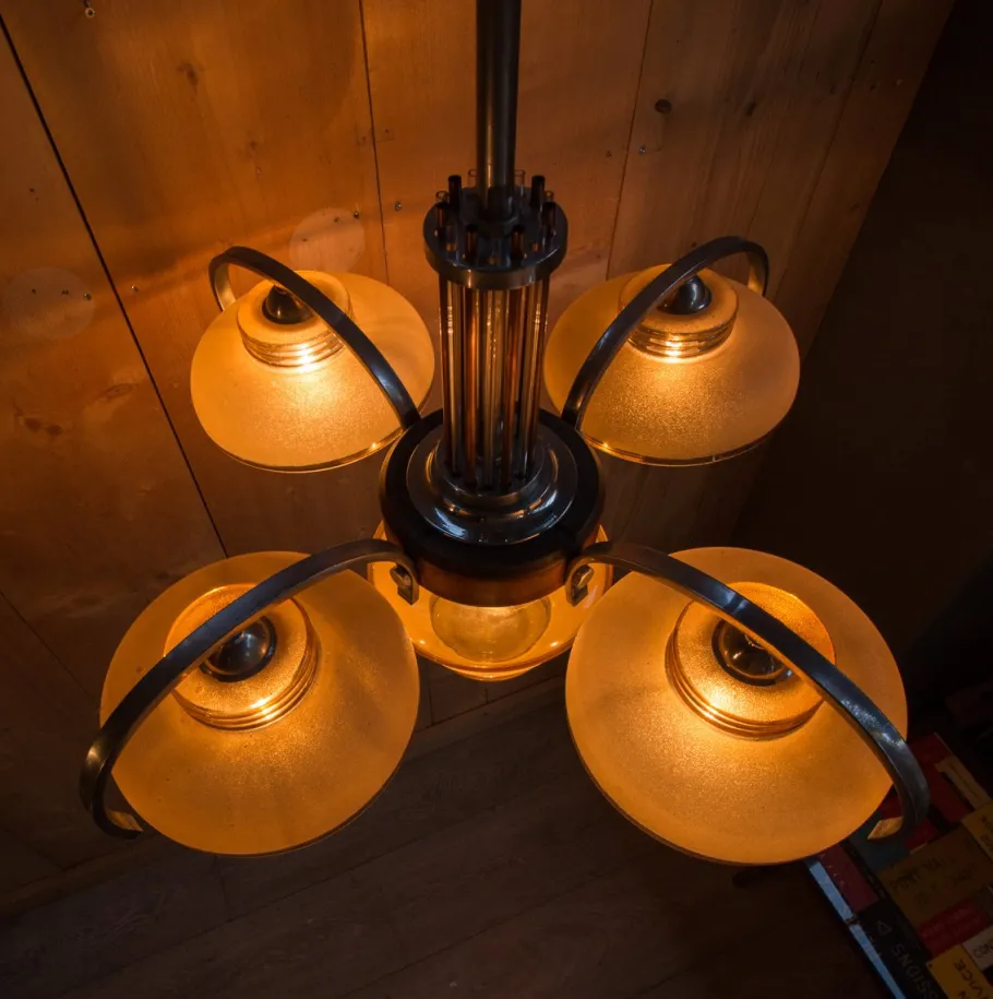 Hot Pamono Vintage Chandelier, 1940s