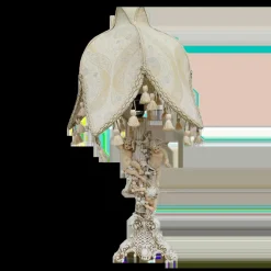 Outlet Pamono Vintage Cherub Table Lamp with Tulip Lamp Shade, 1980s