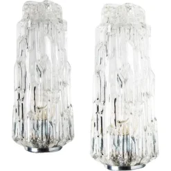 Clearance Pamono Vintage Chrome and Clear Glass Sconce, 1960