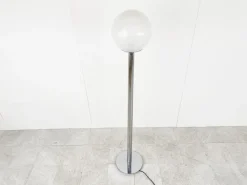 Outlet Pamono Vintage Chrome and Glass Floor Lamp, 1970s