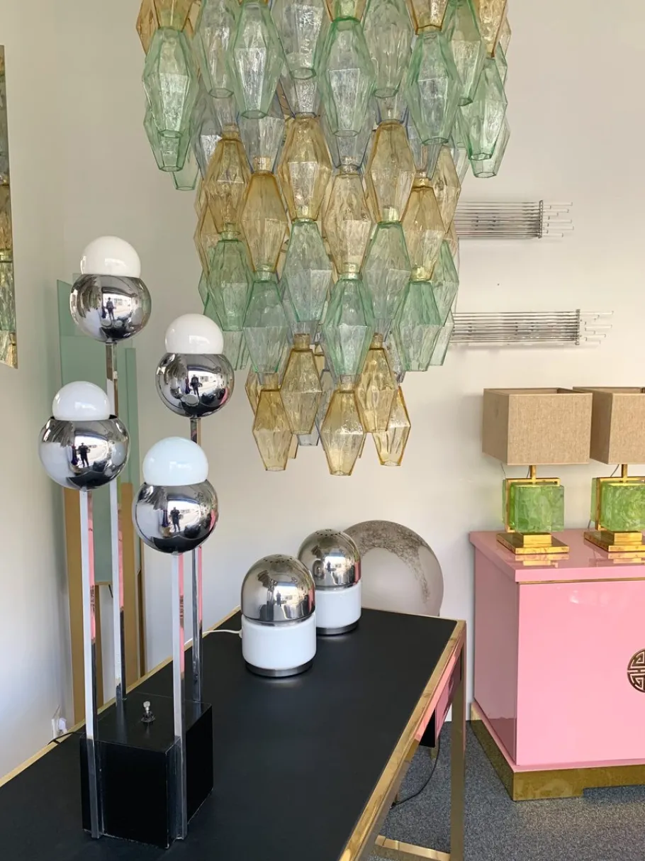 Clearance Pamono Vintage Chrome Ball Lamp by Robert Sonneman, 1970s