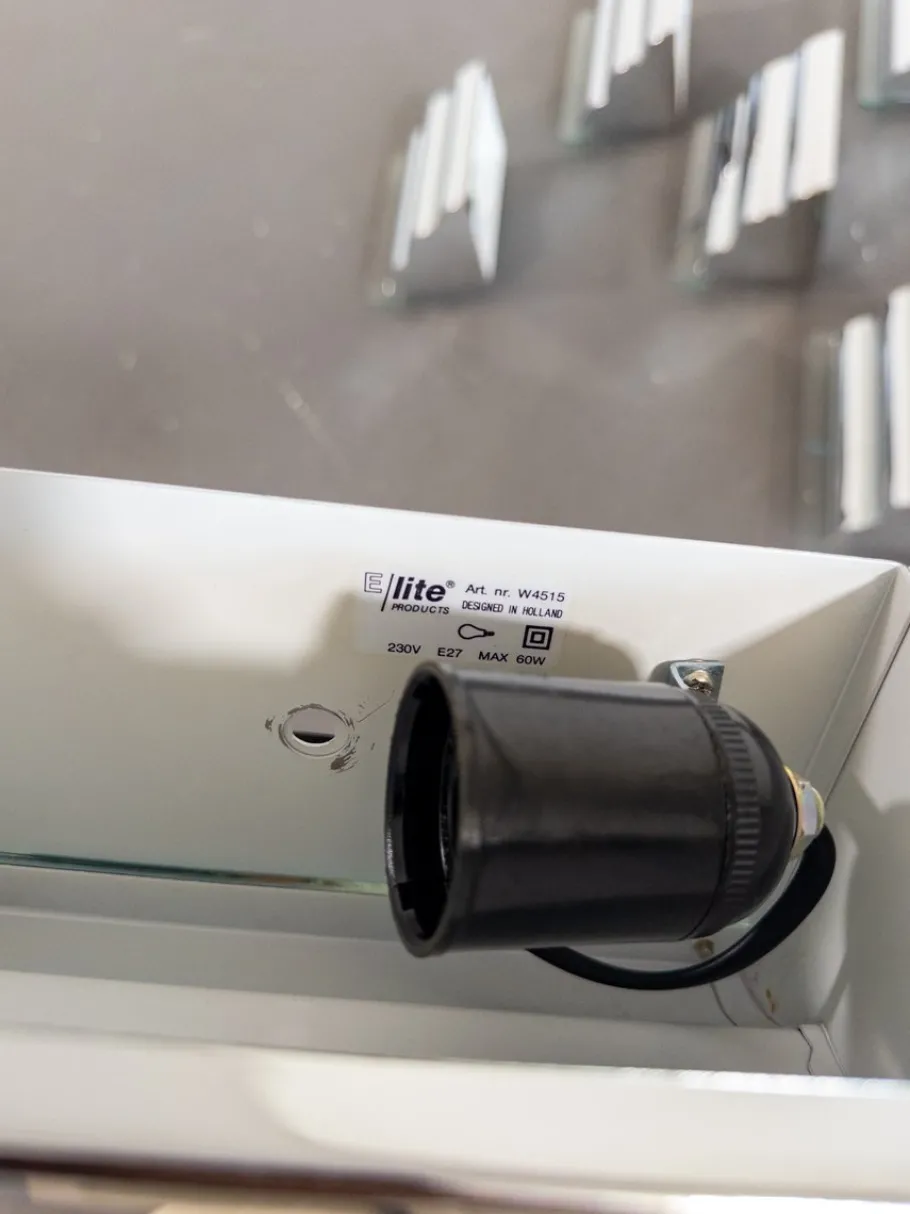 Pamono Vintage Chrome Wall Light by Elite Products, 1970s