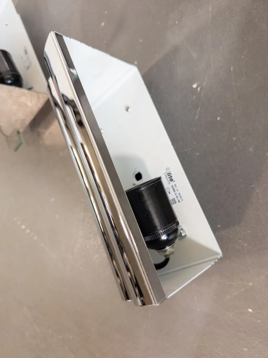 Pamono Vintage Chrome Wall Light by Elite Products, 1970s