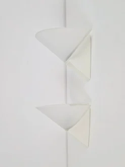 Clearance Pamono Vintage Cielo Wall Lamps from Lumiance Glass, Italy, 1980s, Set of 2