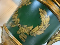 Discount Pamono Vintage Classic Baroque-Style Painted Ceramic Urn Table Lamps, Set of 2