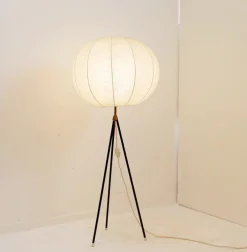 New Pamono Vintage Cocoon Tripod Floor Lamp by Achille Castiglioni, 1960s
