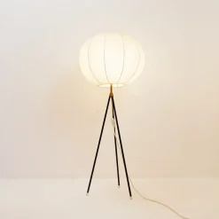 New Pamono Vintage Cocoon Tripod Floor Lamp by Achille Castiglioni, 1960s