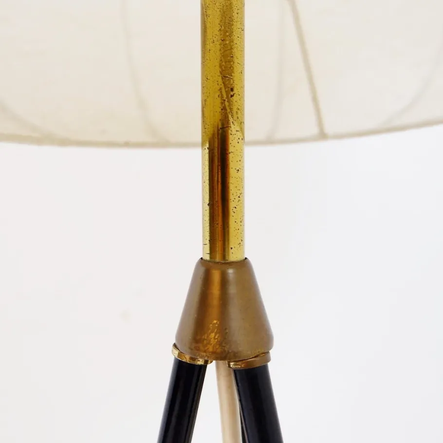 New Pamono Vintage Cocoon Tripod Floor Lamp by Achille Castiglioni, 1960s