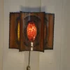 New Pamono Vintage Copper and Resin Wall Light from Accolay, 1950s