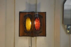 New Pamono Vintage Copper and Resin Wall Light from Accolay, 1950s