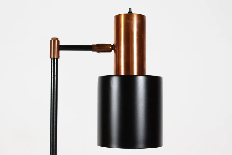 Outlet Pamono Vintage Copper Floor Lamp Model Studio by Jo Hammerborg for Fog & Mørup, Denmark, 1960s