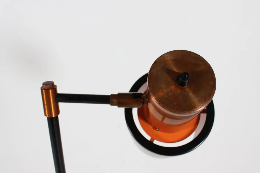 Outlet Pamono Vintage Copper Floor Lamp Model Studio by Jo Hammerborg for Fog & Mørup, Denmark, 1960s