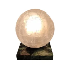 Sale Pamono Vintage Crackle Marble Lamp, 1970s