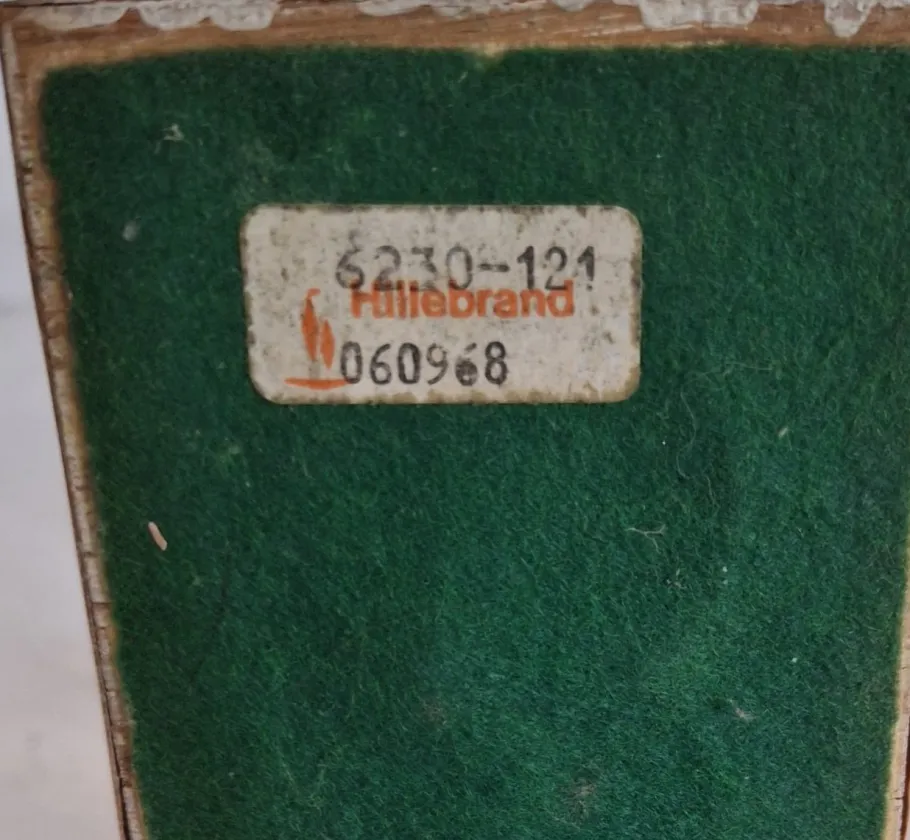 Sale Pamono Vintage Cream Bedside Lamp with Chrome-Plated Metal Fitting and Clear Relief Glass Shade from Hillebrand-Leuchten, 1970s