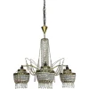 Clearance Pamono Vintage Crystal Chandelier, 1960s