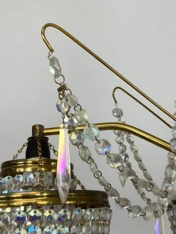 Clearance Pamono Vintage Crystal Chandelier, 1960s
