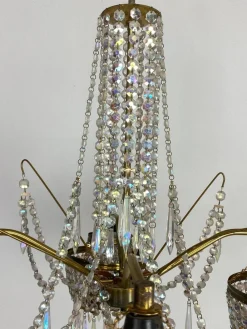 Clearance Pamono Vintage Crystal Chandelier, 1960s
