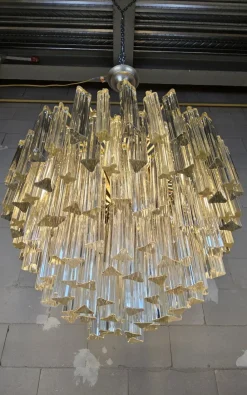 Clearance Pamono Vintage Crystal Chandelier by Paolo Venini for Venini, 1960s